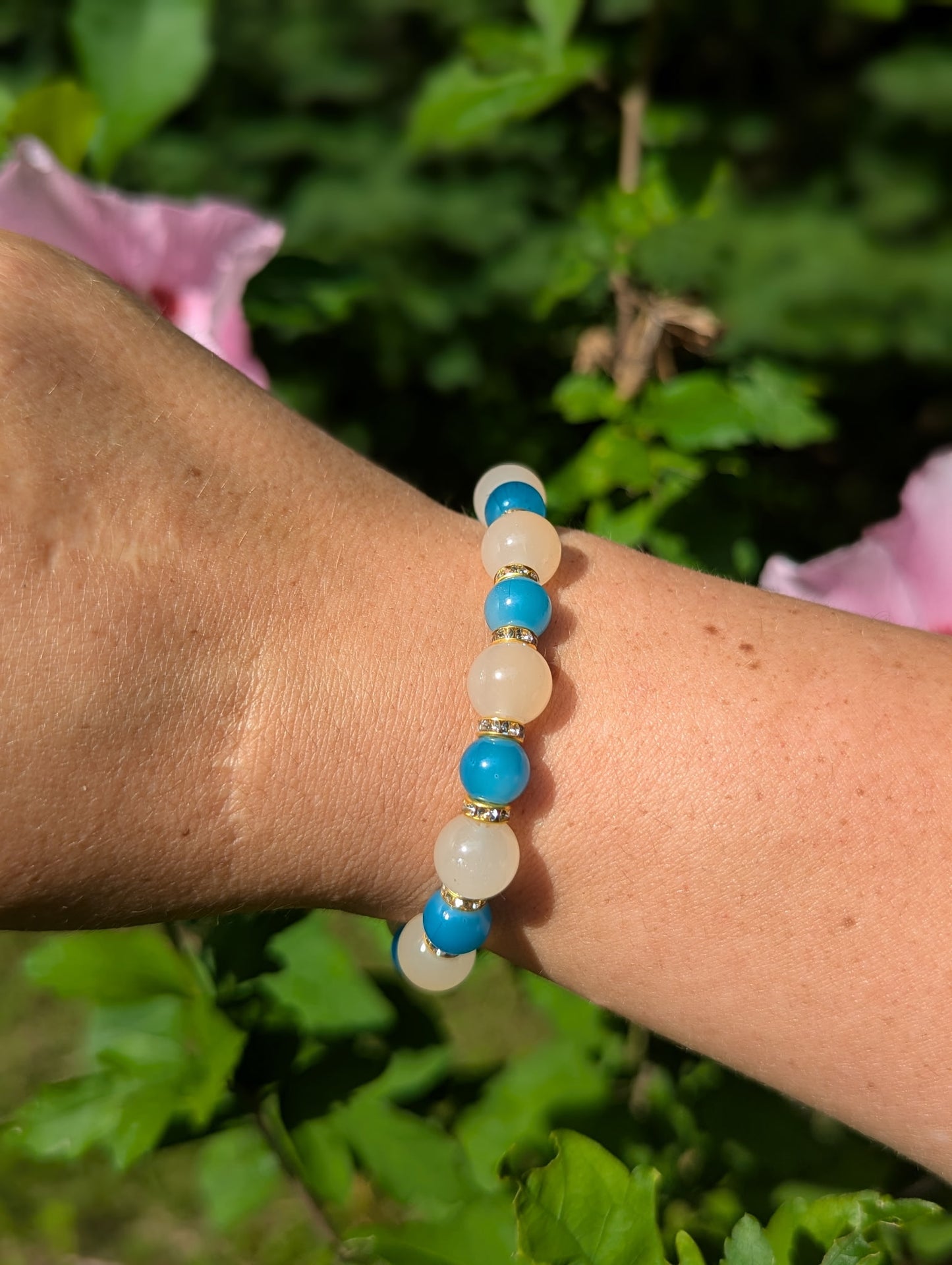 Skymilk & Sapphire Bracelet