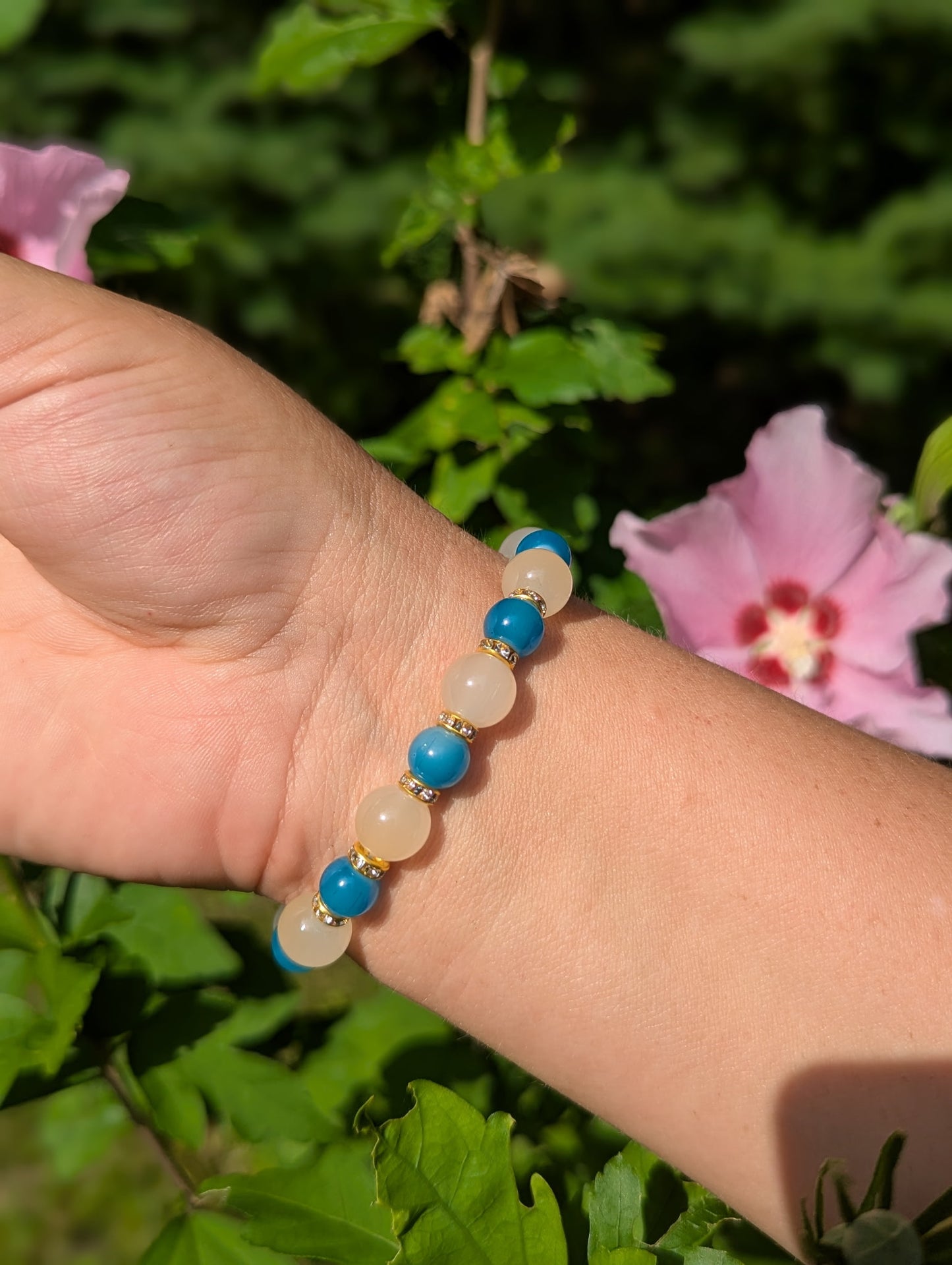Skymilk & Sapphire Bracelet
