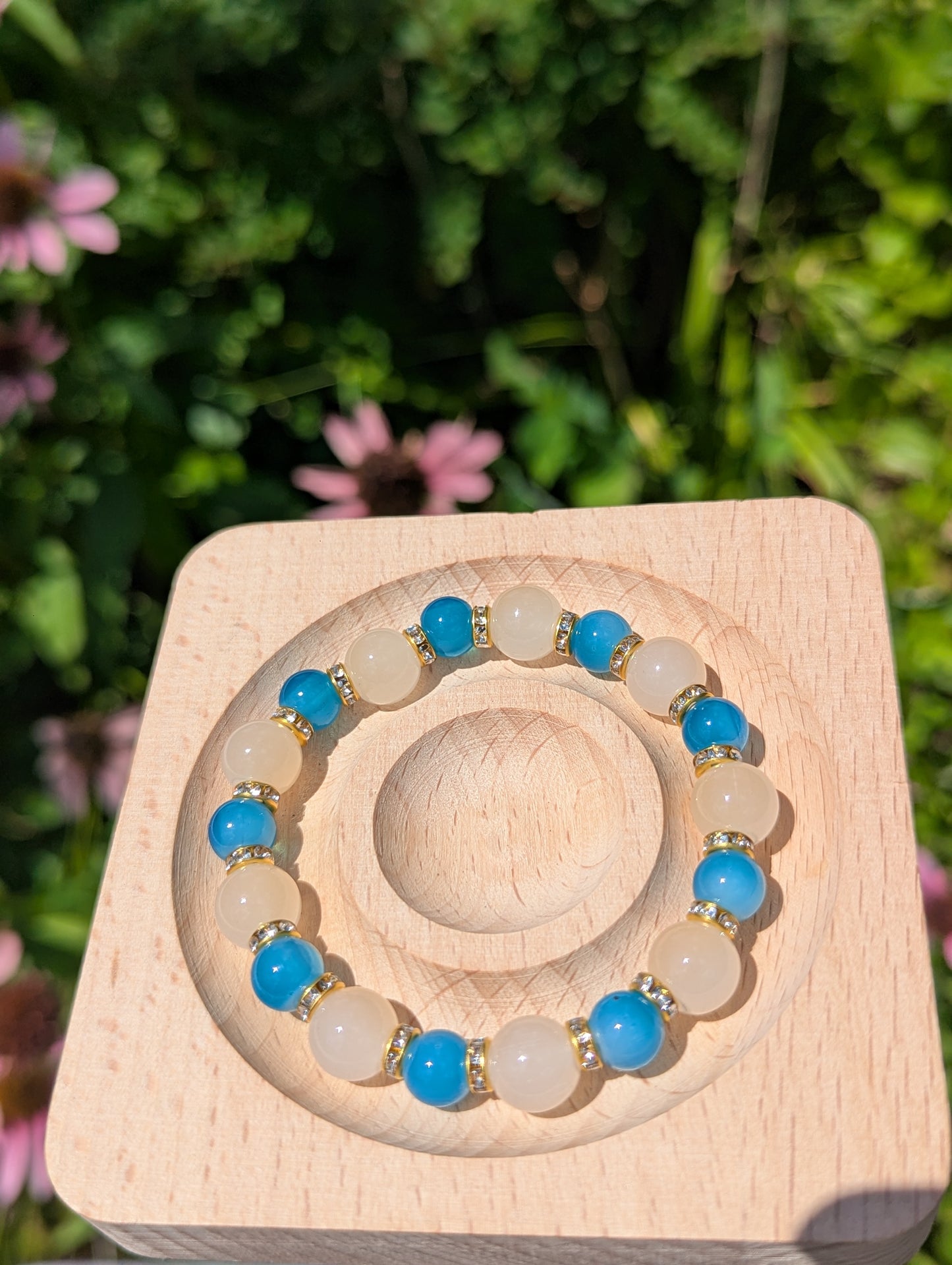 Skymilk & Sapphire Bracelet