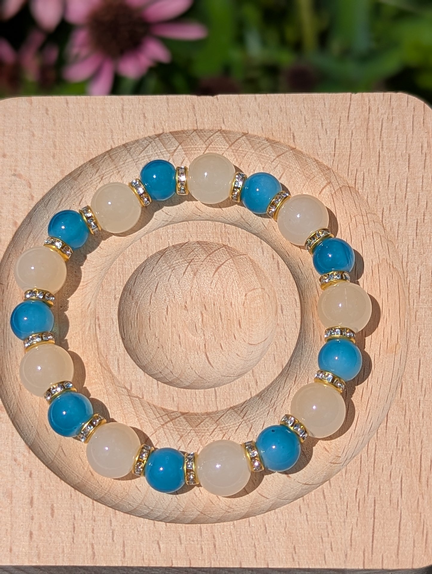 Skymilk & Sapphire Bracelet