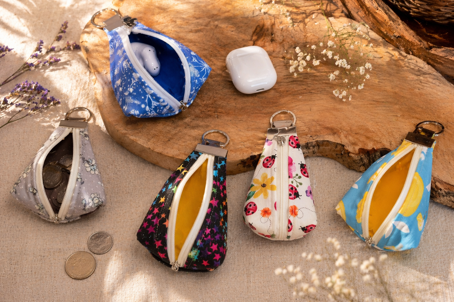 Key Fob Coin Pouch