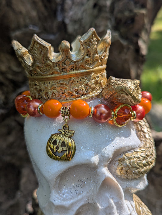 Halloween Collection 2025: Pumpkin Gleam Bracelet